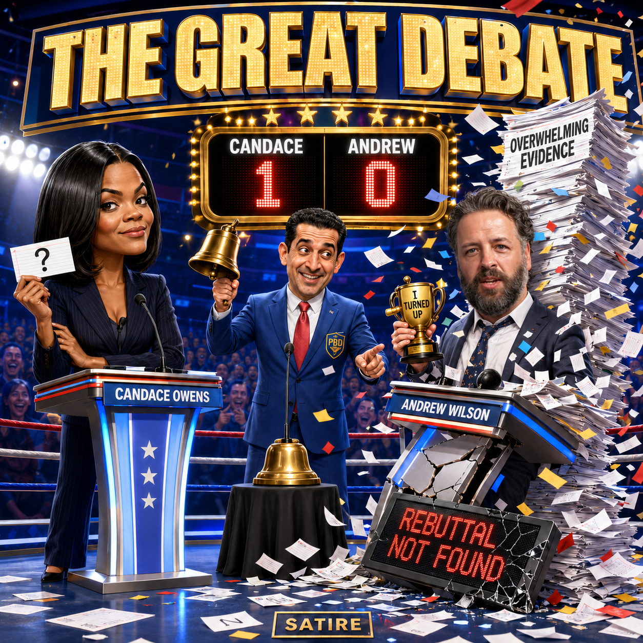 The Great Debate: 1–0, and the trophy just says “I turned up”