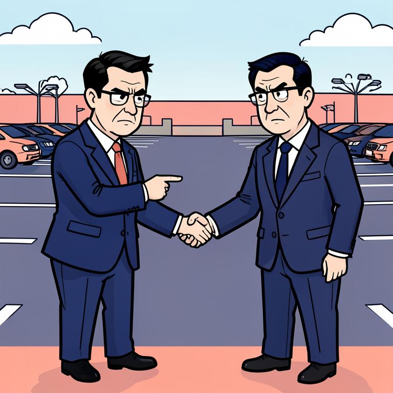 Bipartisan on one thing: the parking lot
