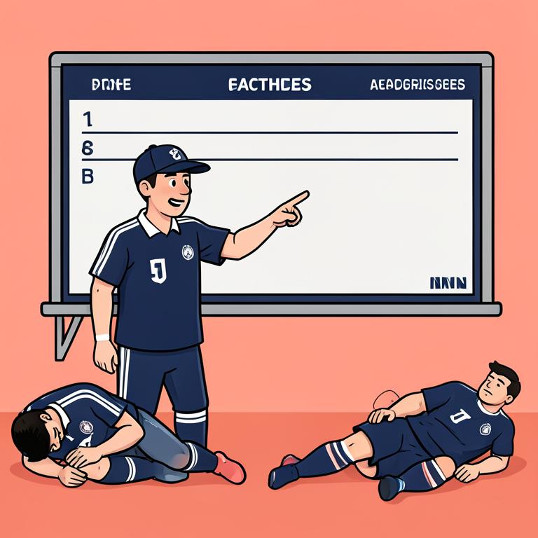 The tactics board is blank and so is the plan